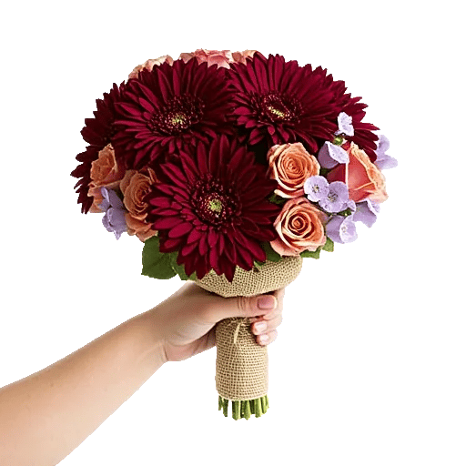 Crimson Blossom Harmony