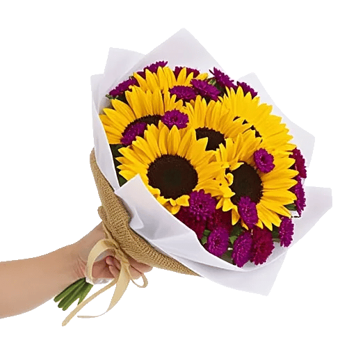 Golden Sunflower Bouquet