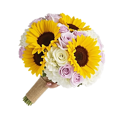 Golden Sunflower Bouquet