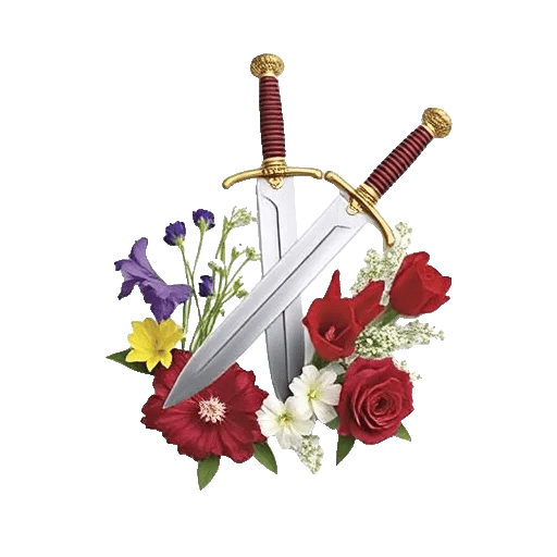 Crimson Blossom Harmony