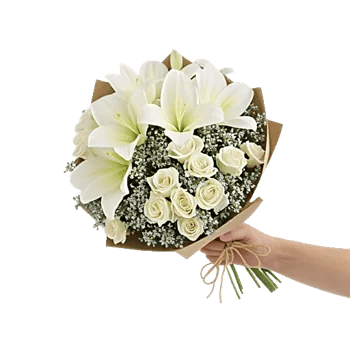 Graceful Lily Display