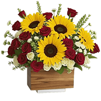 Golden Sunflower Bouquet