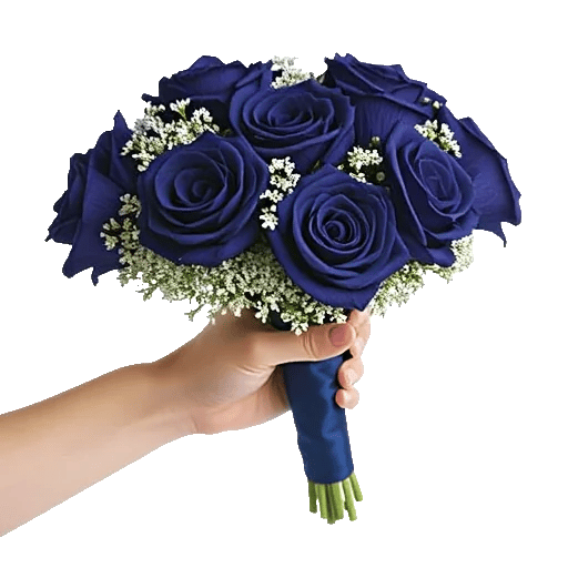 Elegant Blue Roses