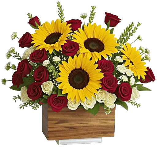 Golden Sunflower Bouquet