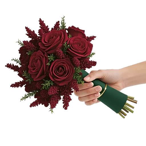 Crimson Blossom Harmony