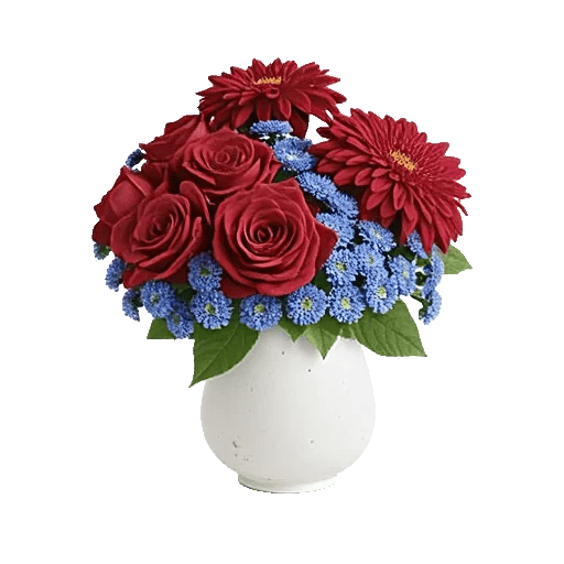 Crimson Blossom Harmony