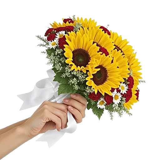 Golden Sunflower Bouquet