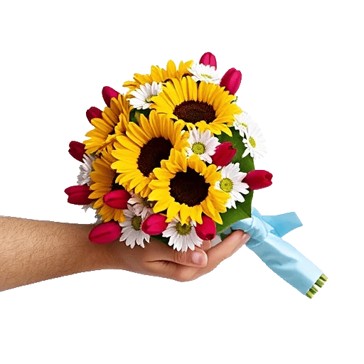 Golden Sunflower Bouquet
