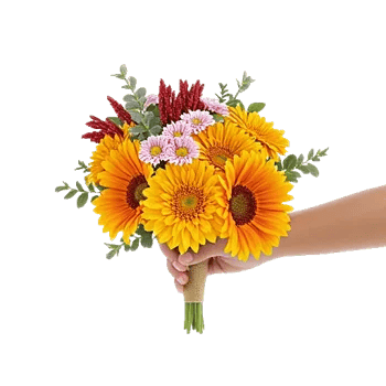 Golden Sunflower Bouquet