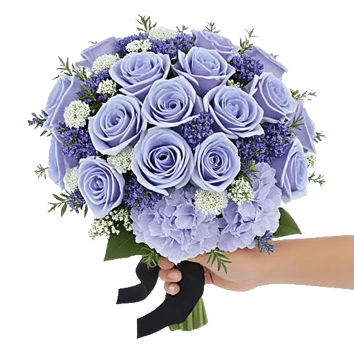 Elegant Blue Roses