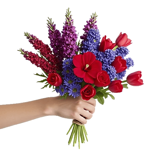 Crimson Blossom Harmony