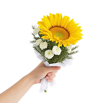 Golden Sunflower Bouquet