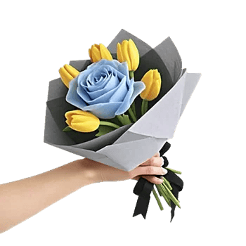 Elegant Blue Roses