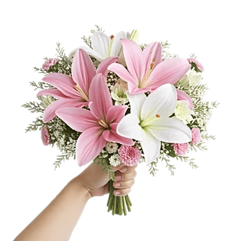 Graceful Lily Display