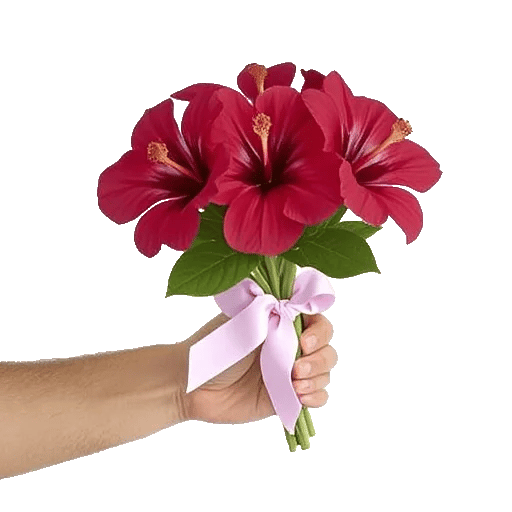 Crimson Blossom Harmony