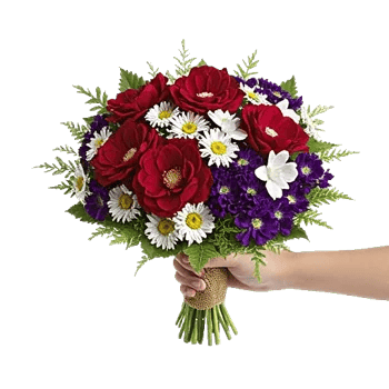 Crimson Blossom Harmony