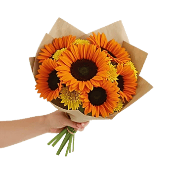 Amber Sunflower Glow
