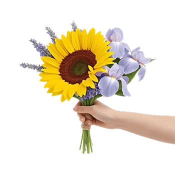 Golden Sunflower Bouquet