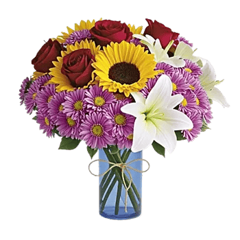 Crimson Blossom Harmony