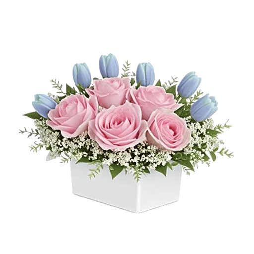 Blush Romantic Centerpiece