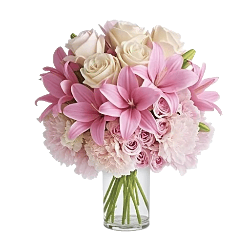 Blush Romantic Centerpiece