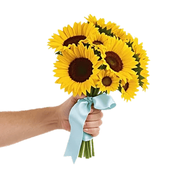 Golden Sunflower Bouquet