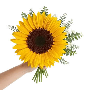 Golden Sunflower Bouquet