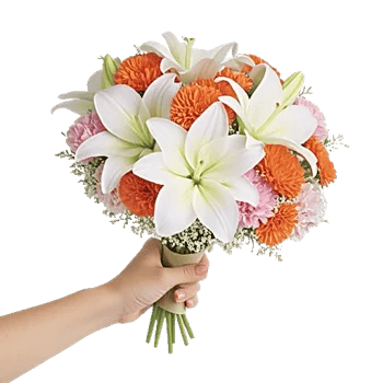 Graceful Lily Display