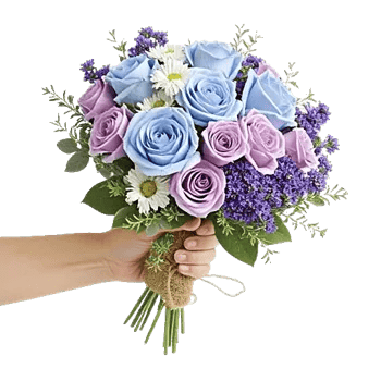 Elegant Blue Roses