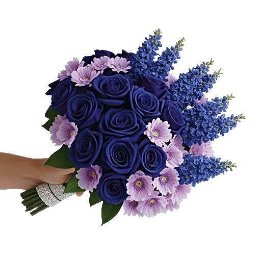 Elegant Blue Roses