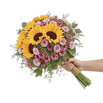 Amber Sunflower Glow