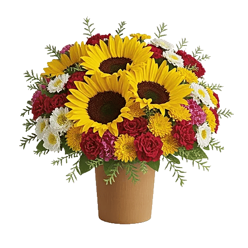 Amber Sunflower Glow