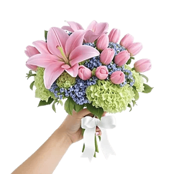 Graceful Lily Display