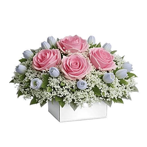 Blush Romantic Centerpiece