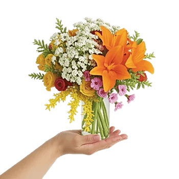 Graceful Lily Display