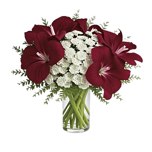 Crimson Blossom Harmony