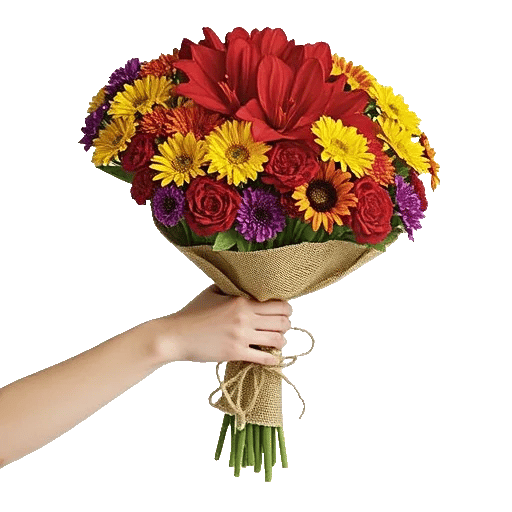 Crimson Blossom Harmony