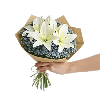 Graceful Lily Display