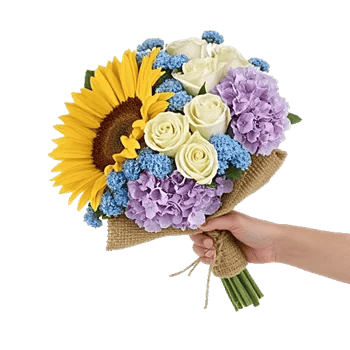 Golden Sunflower Bouquet