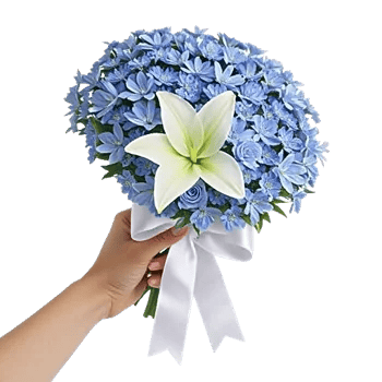 Elegant Blue Roses