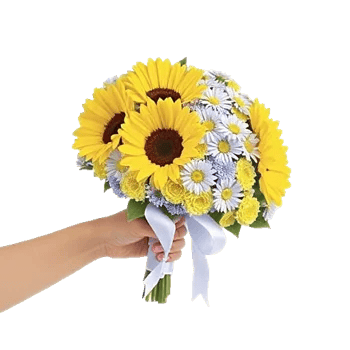 Golden Sunflower Bouquet