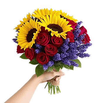Golden Sunflower Bouquet