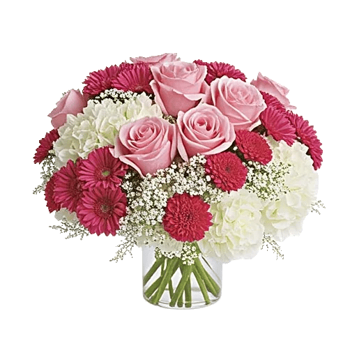 Blush Romantic Centerpiece