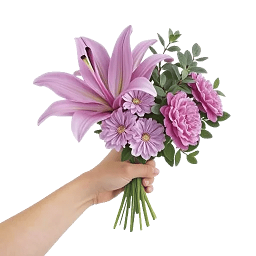 Graceful Lily Display