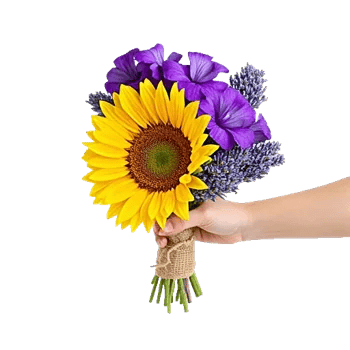 Golden Sunflower Bouquet