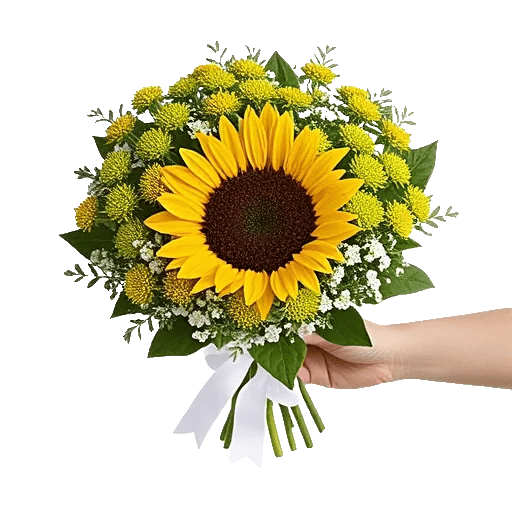 Golden Sunflower Bouquet