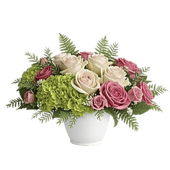 Blush Romantic Centerpiece