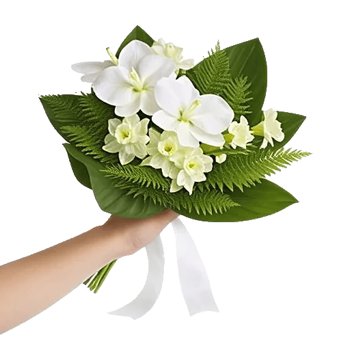 Modern White Orchids