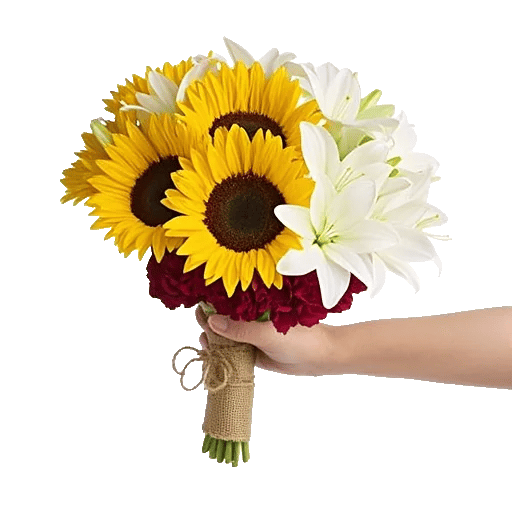 Golden Sunflower Bouquet