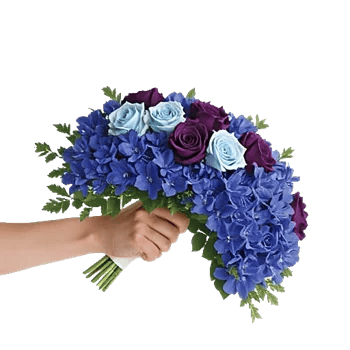 Elegant Blue Roses